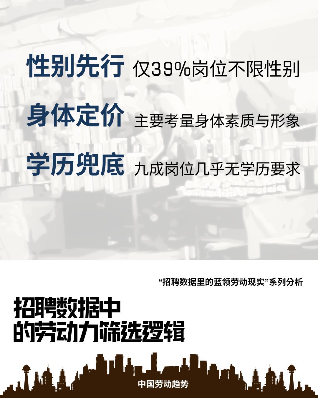 性别先行、身体定价、学历兜底：招聘数据中的劳动力筛选逻辑