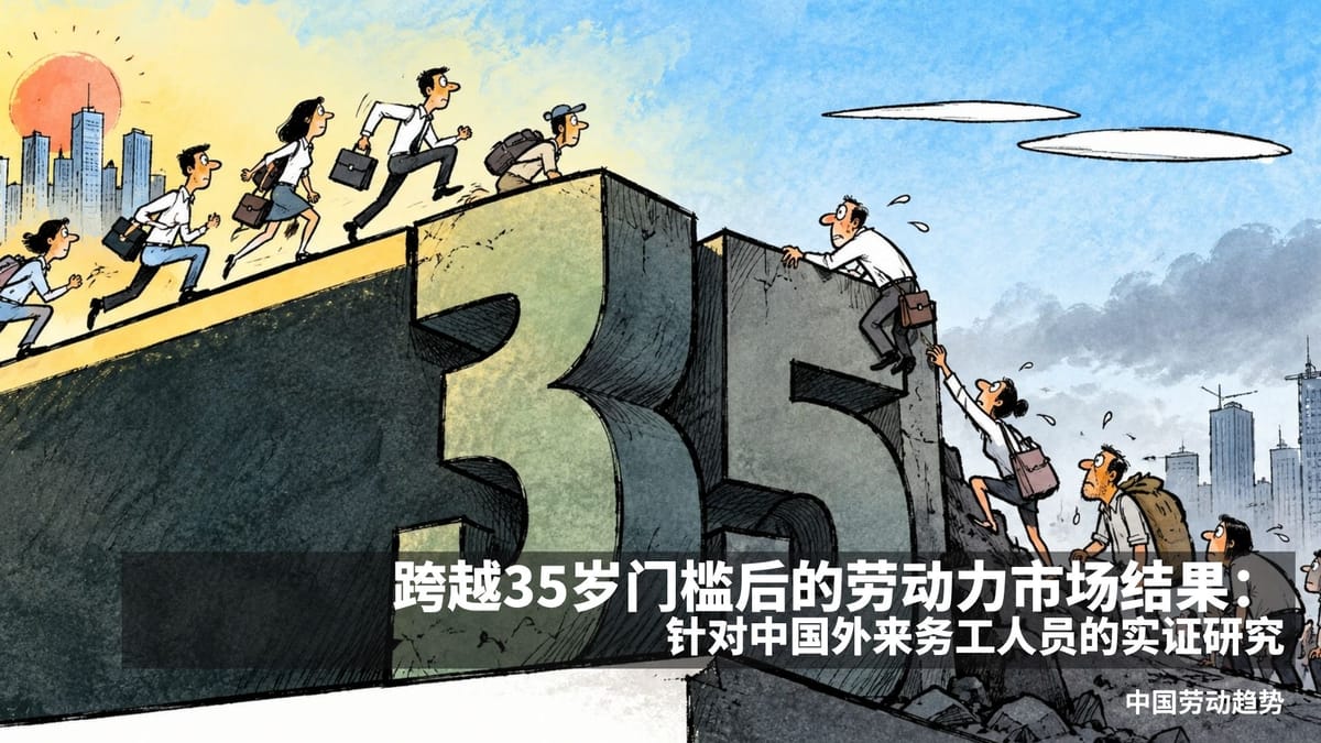 【实证翻译】跨越35岁门槛后的劳动力市场结果：针对中国外来务工人员的实证研究