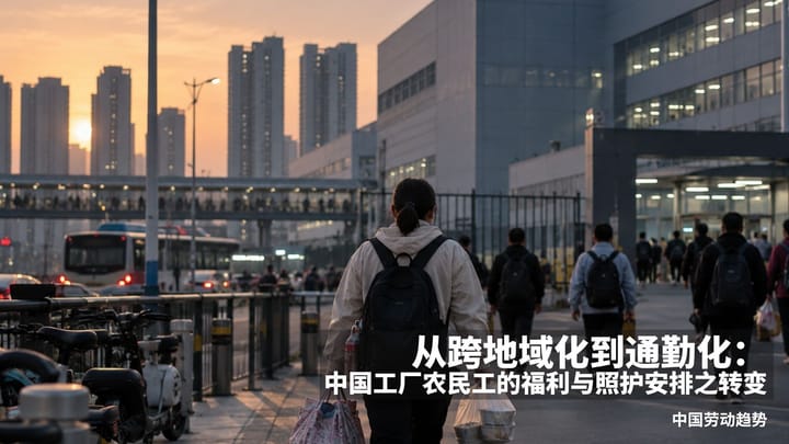 【实证翻译】从跨地域化到通勤化：中国工厂农民工的福利与照护安排之转变
